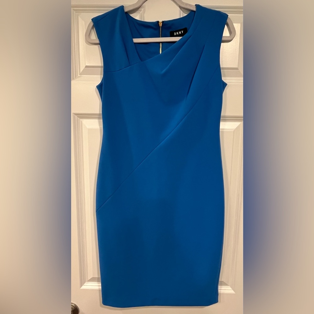 DKNY Vibrant Blue Mini Dress